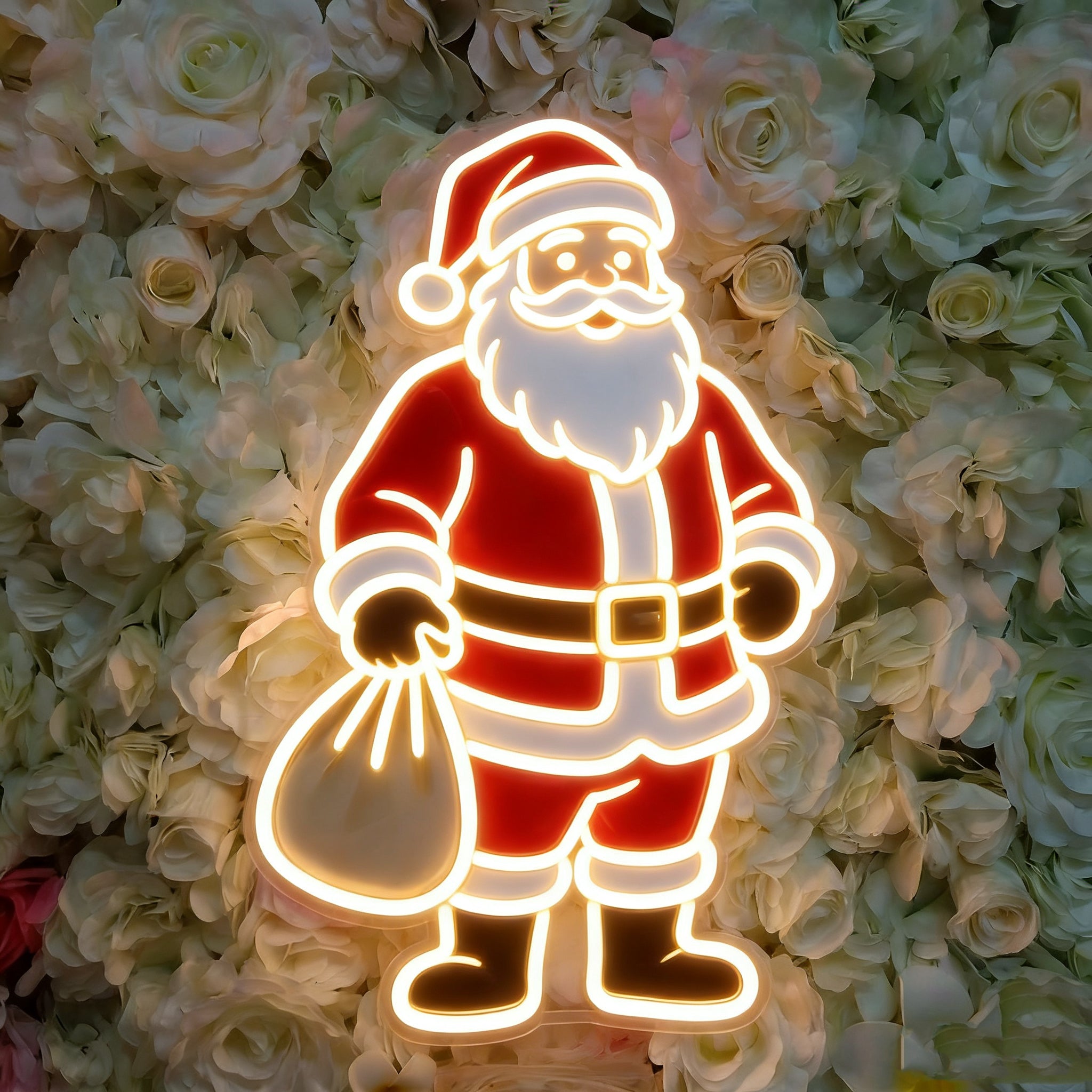 Santa Claus neon sign